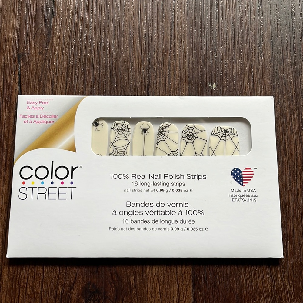 Color Street. NWT. Web of lies